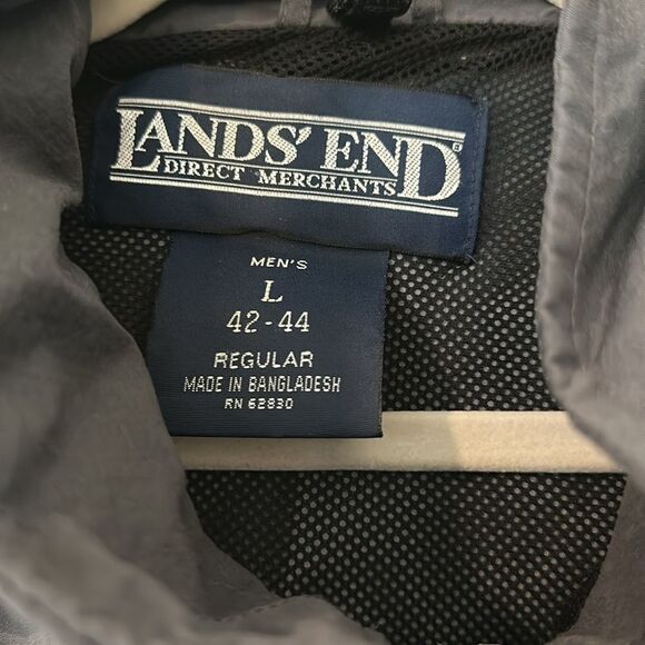 Land’s End Men’s Water Repellent Jacket L - Picture 8 of 9